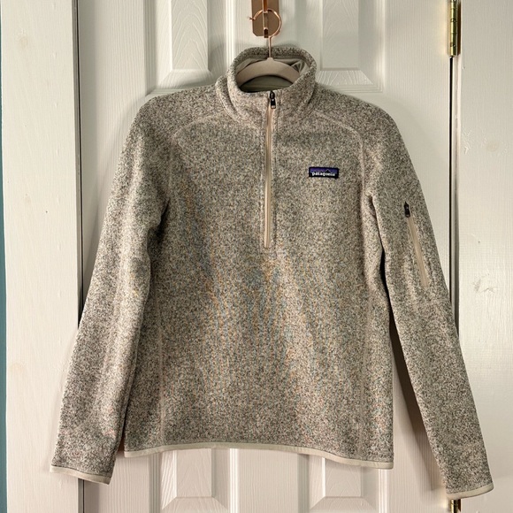 Patagonia Better Sweater 1/4 Zip Fleece Pullover Gray Cozy Outdoor Size Small - Picture 2 of 7